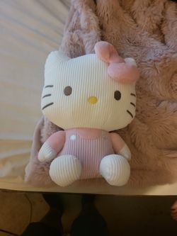 Hello Kitty Pink  Corderoy Plush 11"