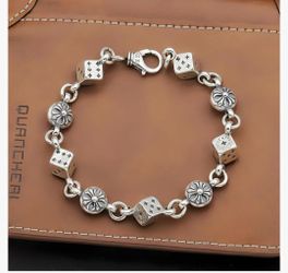 Chrome Hearts Imitation Bracelet   Silver-plated Stainless  For Men /Women 