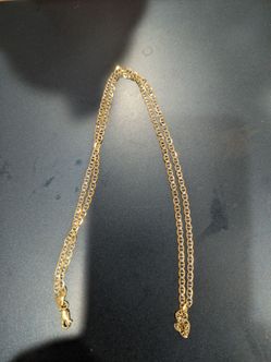 Beautiful 14kt white and yellow gold Link chain