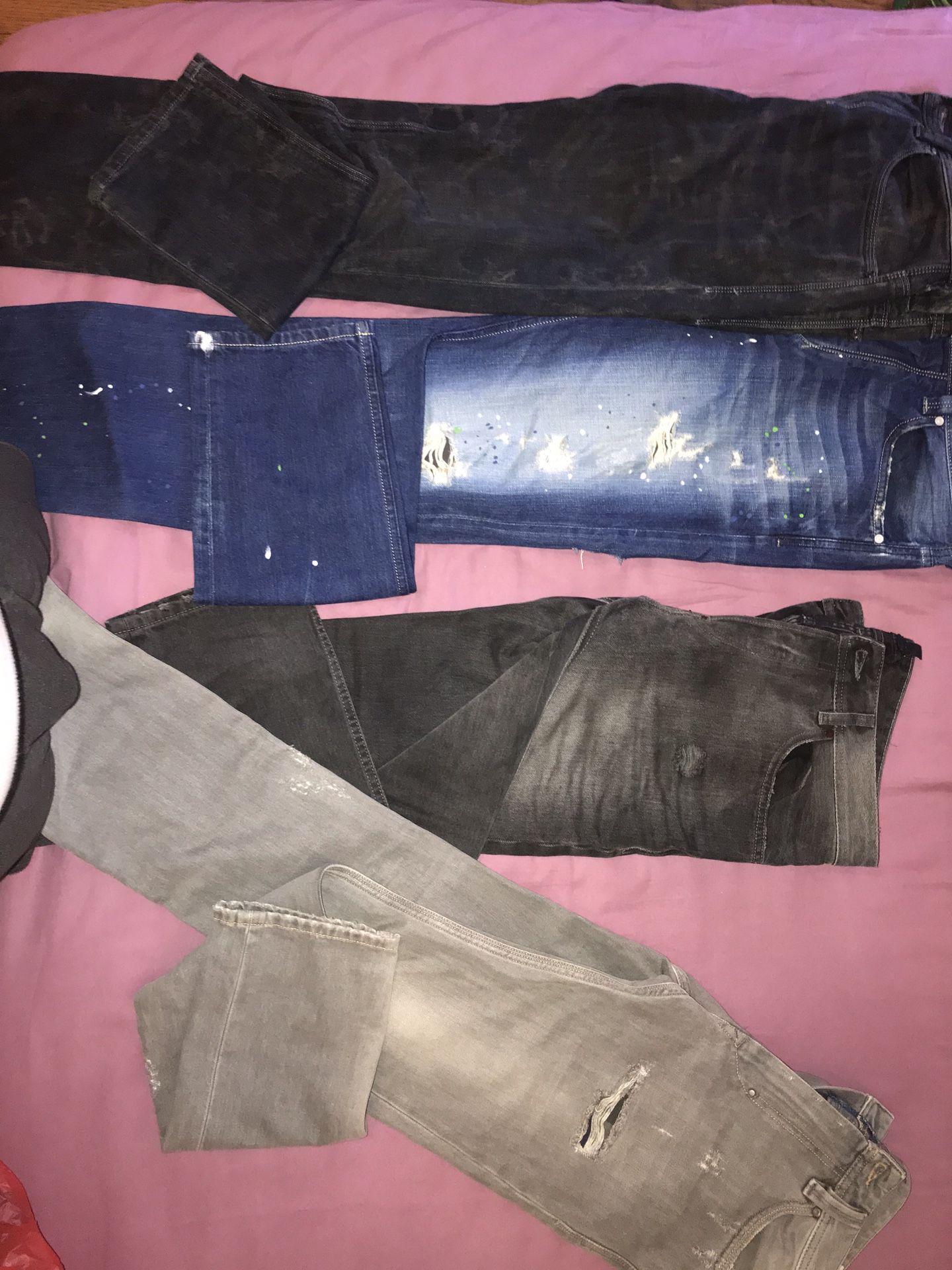DIESEL JEANS 4 pairs for $200
