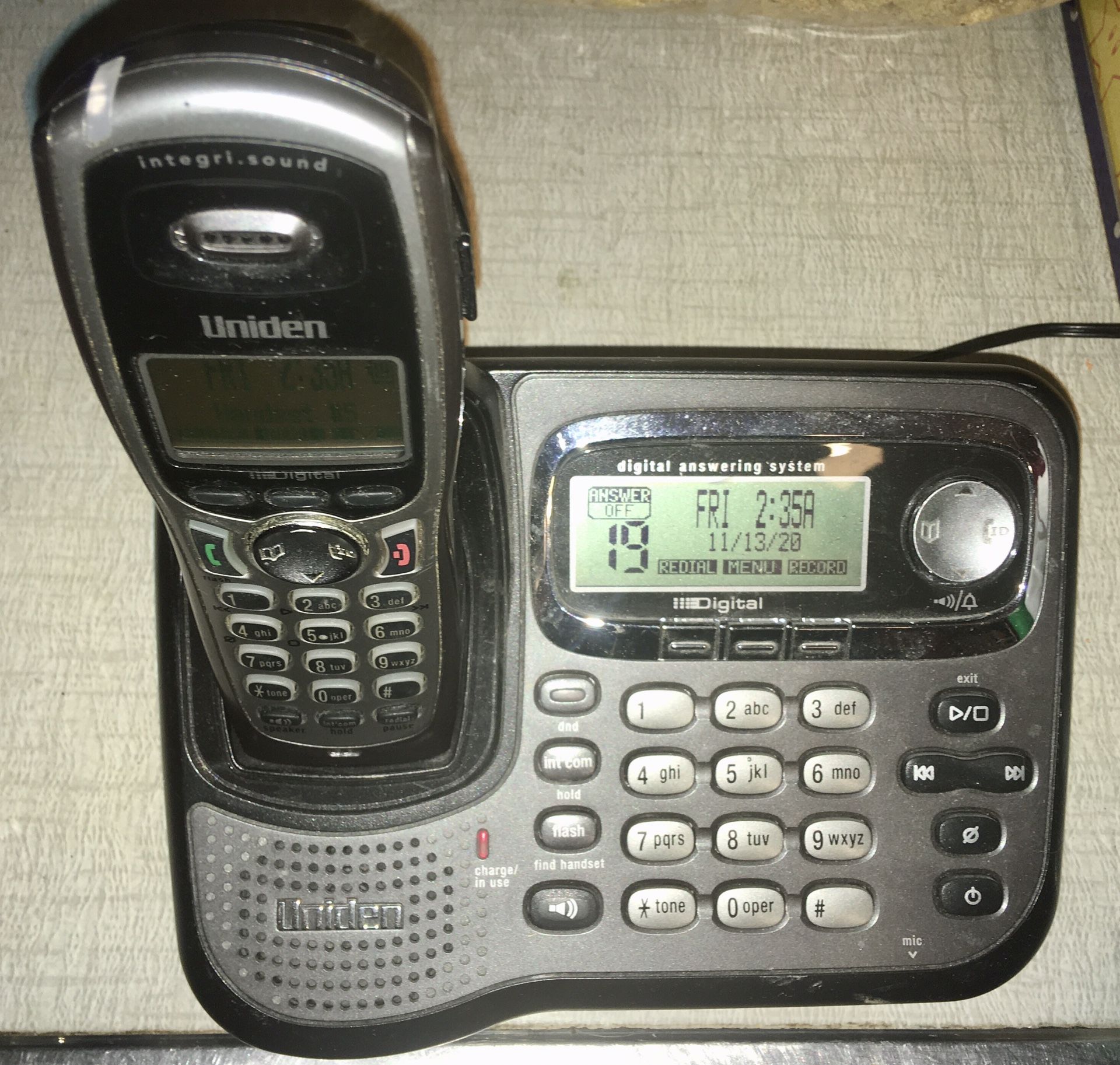 Uniden Tru9485 Wireless Handset Telephone