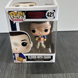 Stranger Things Pop Television New In Box Eleven With Eggos # 421