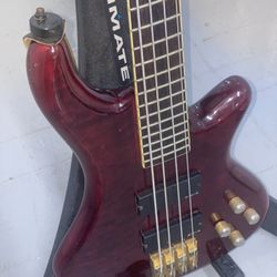 2002 Schecter Stiletto Elite 4 - Neck Through EMG Factory pickups Ecellent!