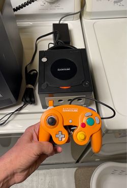 Nintendo GameCube COMPLETE video game console system cube with remote ac av cables controller gc gcn