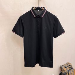 Burberry Black Polo Shirt 2024 New 