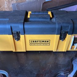 Craftsman Toolbox With Some Miscellaneous Tools 