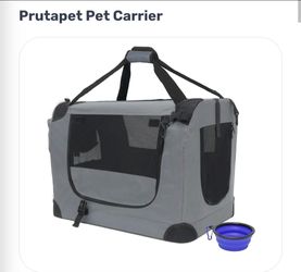 Brand new pet carrier with accessories
