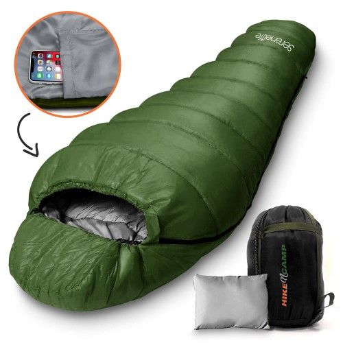 Mummy Sleeping Bag With Pillow
