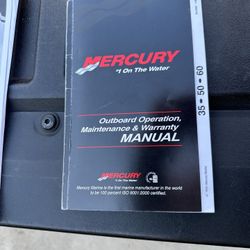 Mercury Outboard Manual And Parts Manuals Two Stroke Motor 