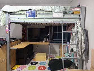 Full Size Upper Bunk Bed FRAME