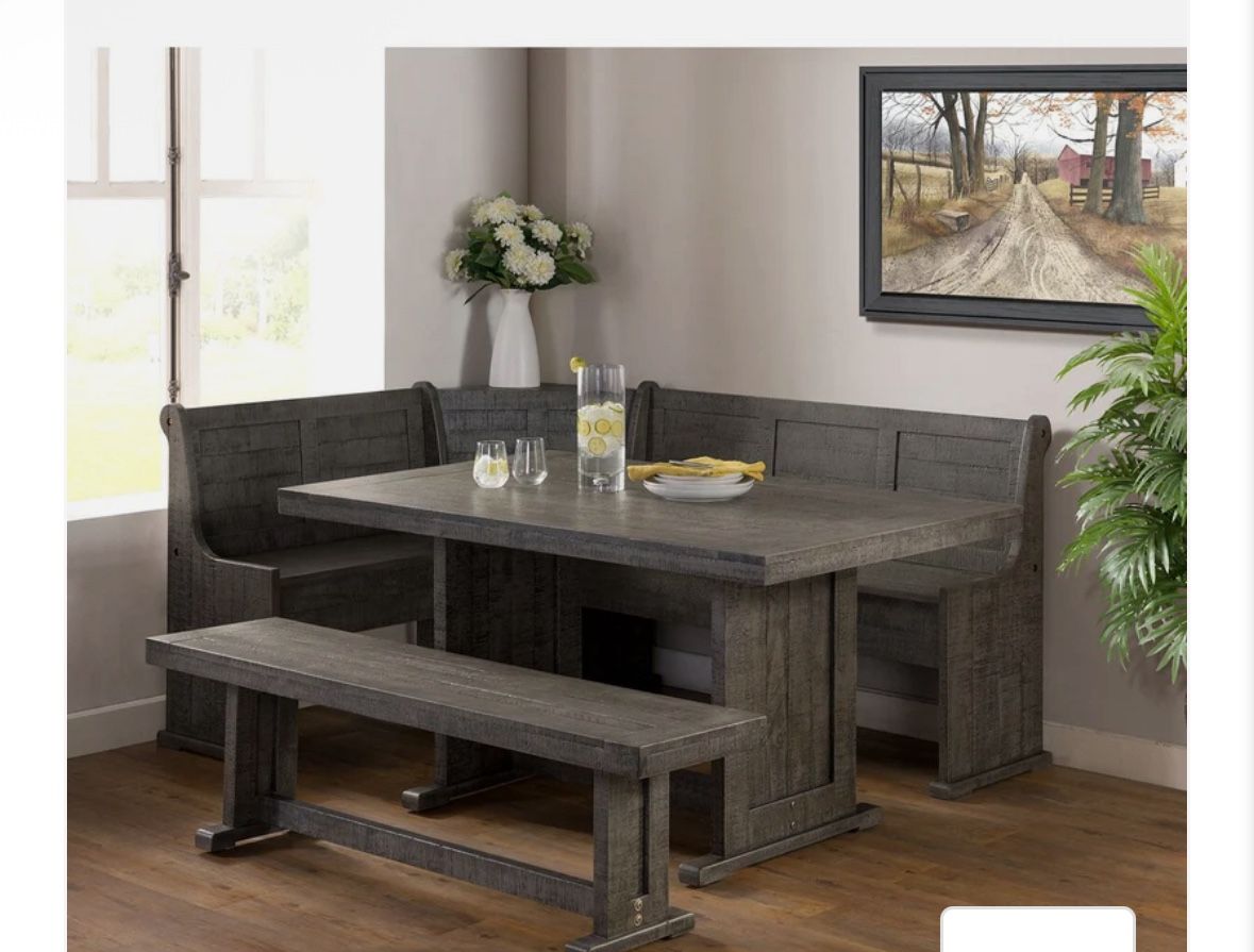 Gray Breakfast Nook