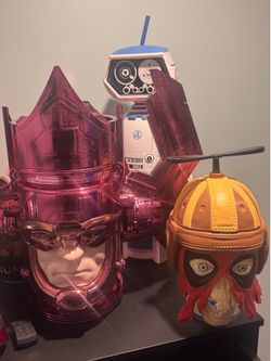 Marvel Studios Popcorn Buckets (Galactus,Herbie, and Headpool)