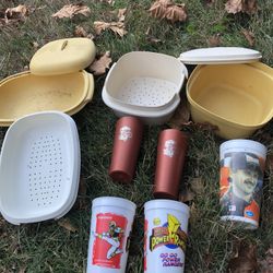 Tupperware Assortment and Cups
