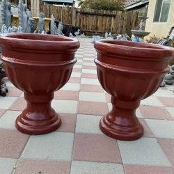 New Flower Pots Made Out Of Cement Perfect Gift 