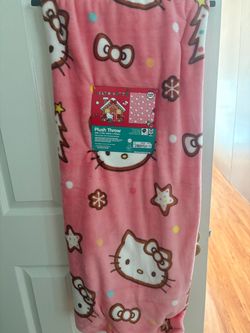 New hello kitty Christmas blanket