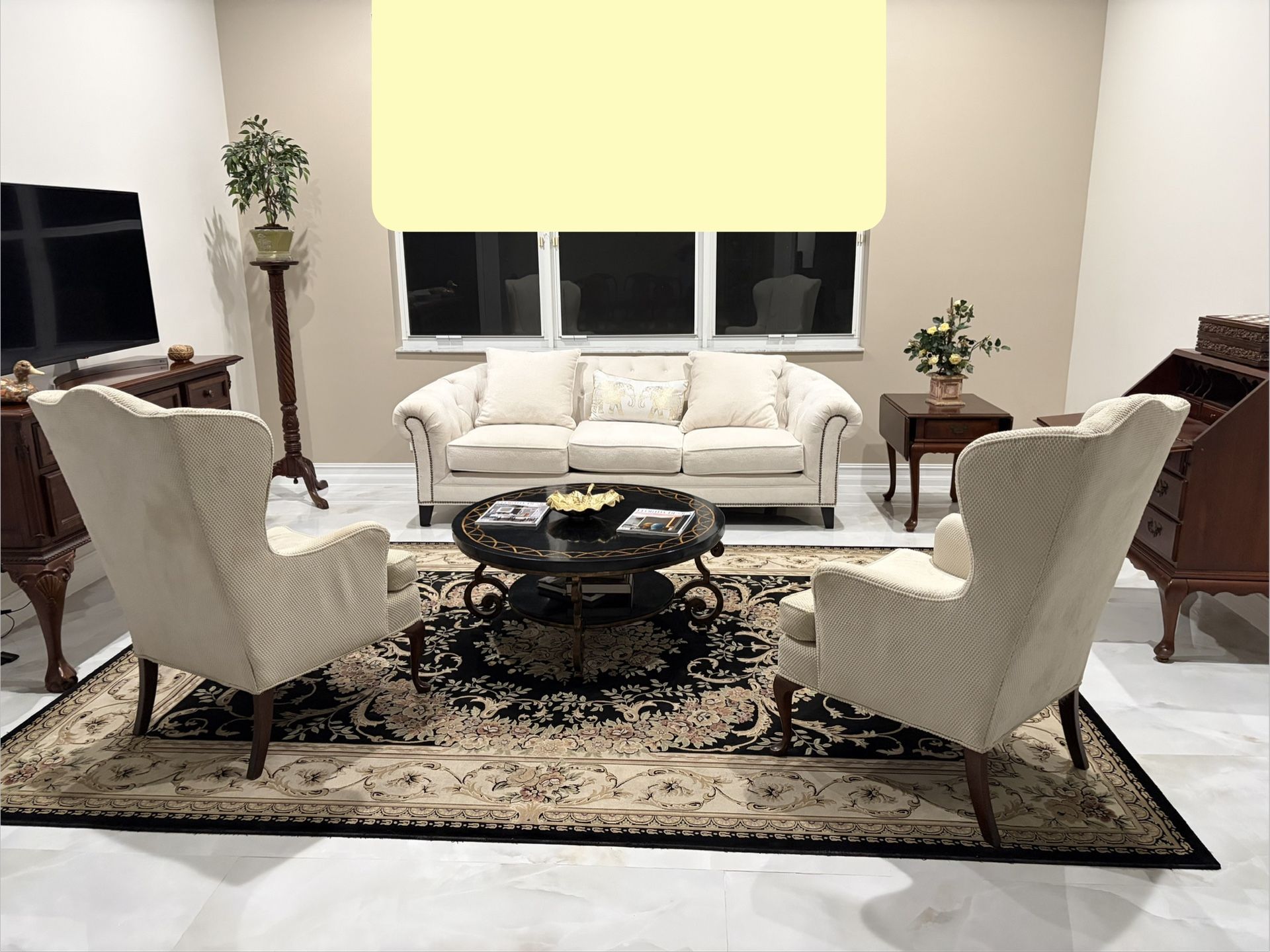 Entire Living Room, Dining Room & More …