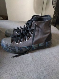 Converse High-Top Sneakers with Marbled Sole 8