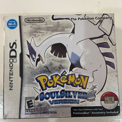 Pokemon Soul Silver CIB - No Pokewalker 