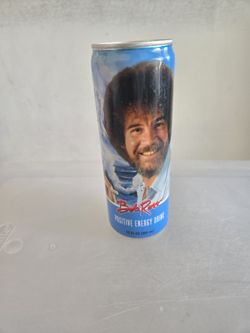 Bob Ross Positive Energy Drink Collectable Can 