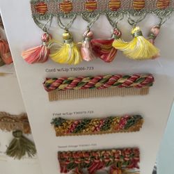 Sample Trims For Crafting And Sewing
