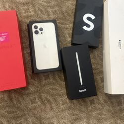 Empty Boxes Phones 