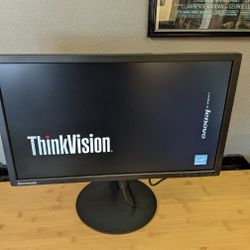 Lenovo ThinkVision Monitor 24" TPTP24P Height Adjustable Design