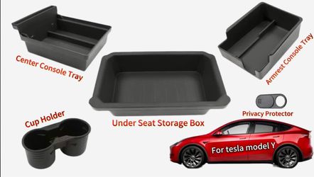Tesla Model Y Interior Organizer Accessories Set