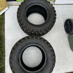 (2) Carlisle 24x12.00-12 Tires Mower