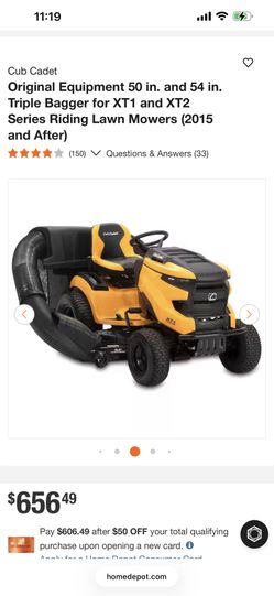 Cub Cadet Triple Bagger