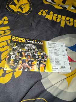 NFL Football Pittsburgh Steelers 2026 Schedule Magnet Brand New Collectible