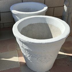 New Flower Pots Made Out Of Cement Perfect Gift 