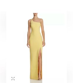 Likely Yellow Gown from REVOLVE