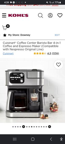 Cuisinart coffee center batista 4 in 1 coffee maker