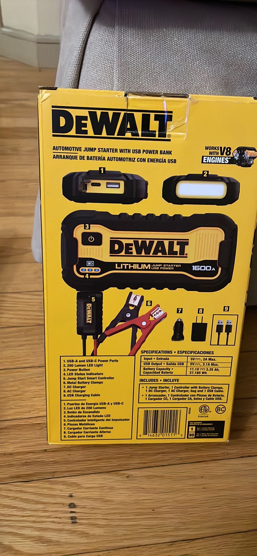 Car Jump Starter 1600 A