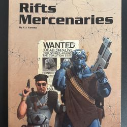 Rifts Mercenaries Source Book RPG Game just $5