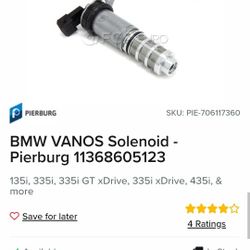 BMW Vanos Solenoid