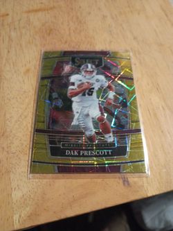 Dak Prescott gold Lazer
