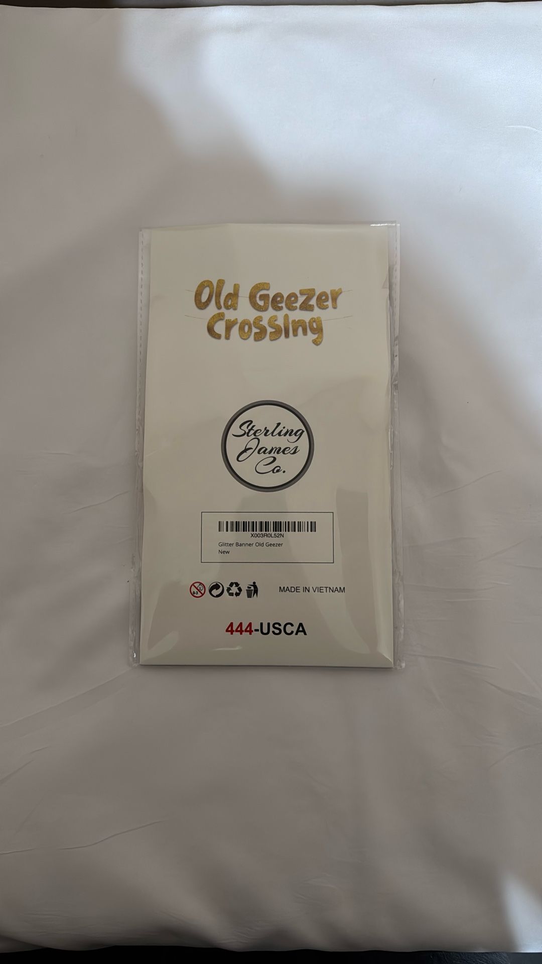 “Old Geezer Crossing” Banner - New!