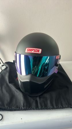 Simpson road racing helmet
