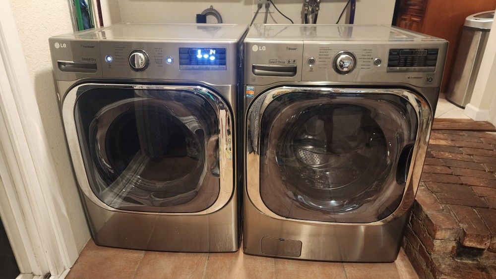 Code OE on LG Washing Machine, Matching Dryer Works Perfectly, Washer AS-IS, FORPARTS OR REPAIR, Dryer Worls Flawlessly