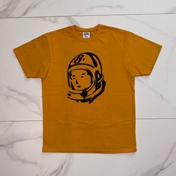 Billionaire Boys Club BB Helmet Astronaut Graphic T-Shirt Gold Size Large