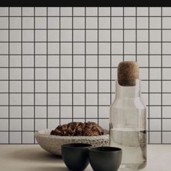 Mid Century Glass Mosaic Tile