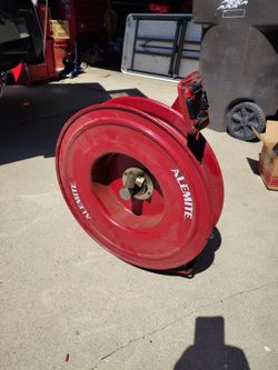 Alemite hose reel