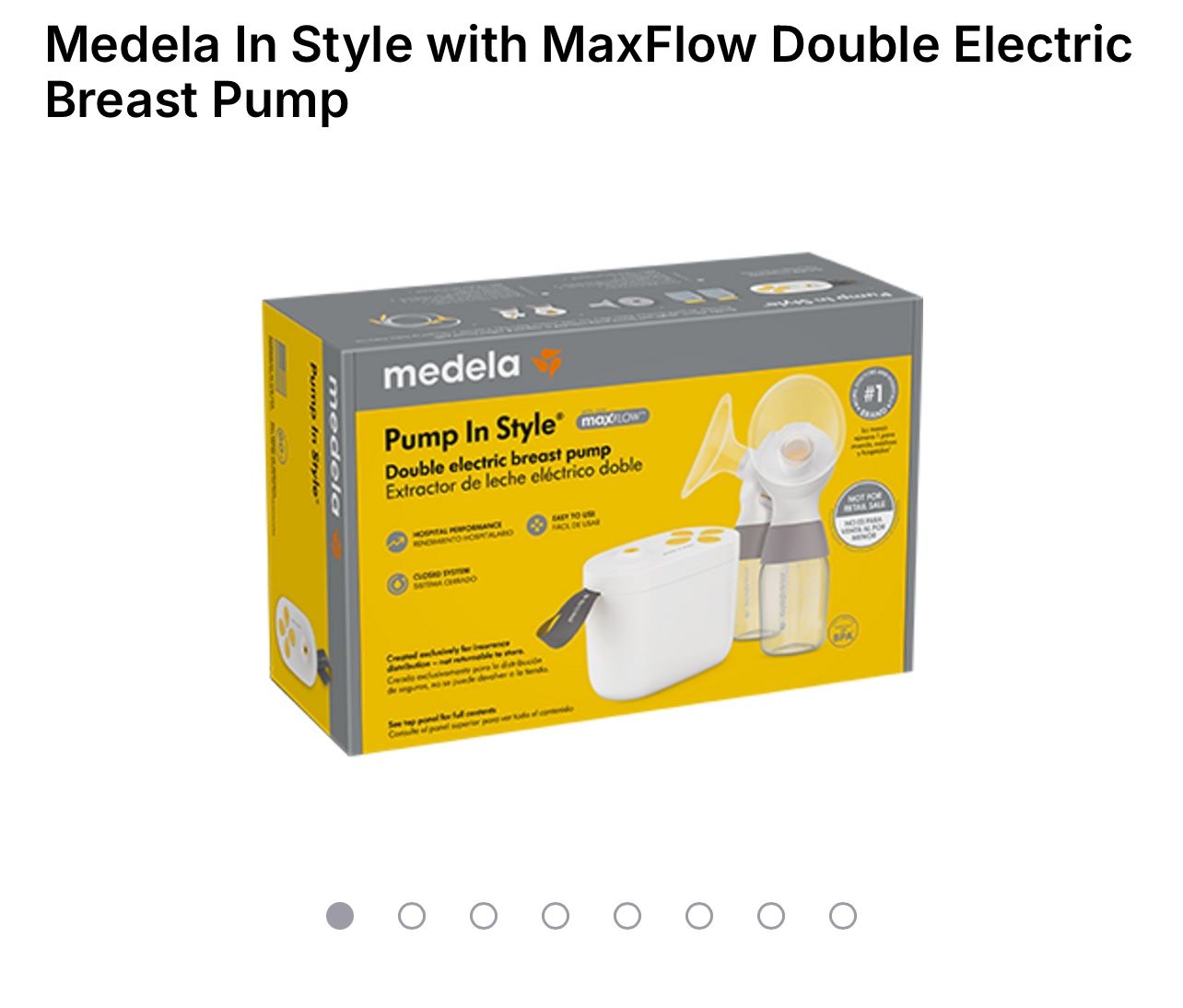 Medela Pump in style Breast Pump