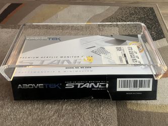 Premium Acrylic Monitor Riser Stand