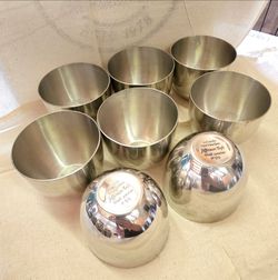 8/ Jefferson Stieff Pewter p50 cups