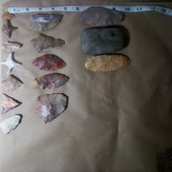 Antique Indian Arrowheads 