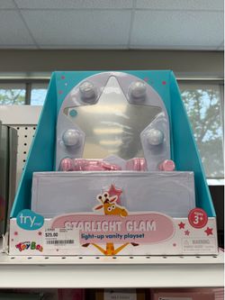 Geoffrey’s Toy Box Starlight Glam Light-Up Vanity Playset