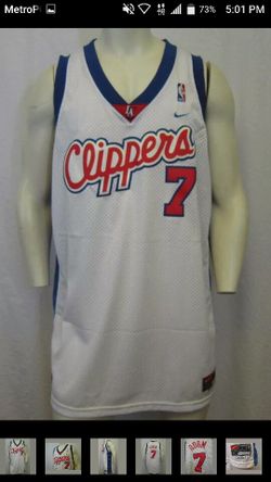 AUTHENTIC LAMAR ODOM #7 NBA LA CLIPPERS  BASKETBALL NIKE JERSEY SZ 2XL +2