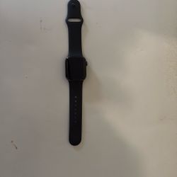 Black Apple Watch Series 3-6 Short Band 